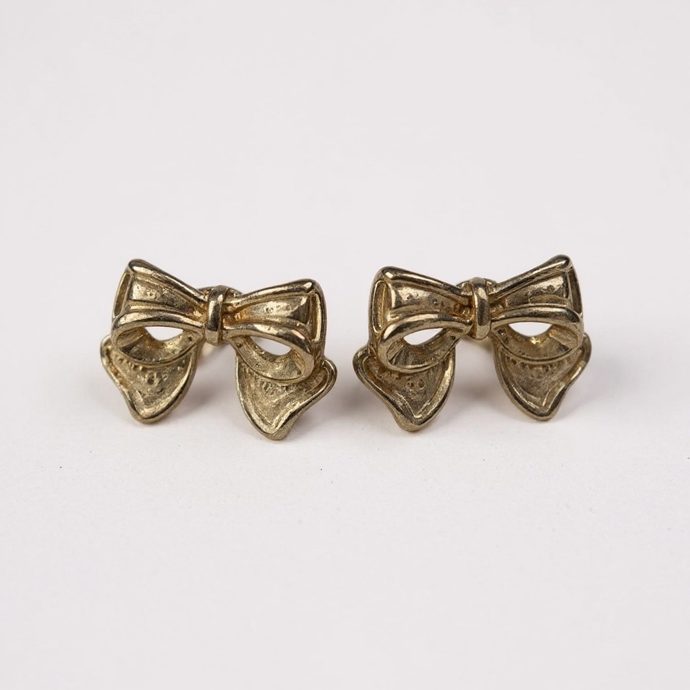 Dainty Bow Tie Earrings Chic Everyday Studs